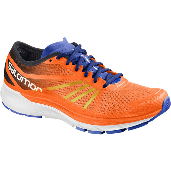 Zapatillas De Running Salomon Hombre Naranjas / Blancas - Salomon Argentina SONIC RA PRO ,725461-FBP